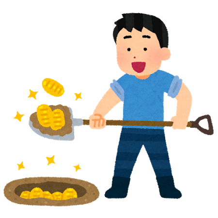 1月24日はゴールドラッシュデー、ゴールド欲しい！！！